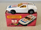 vintage Matchbox Superfast 53 Streakers Tanzara white Near Mint original box