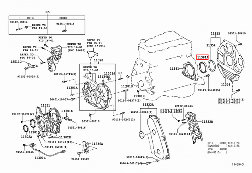 Genuine LandCruiser HZJ81 HZJ80 HZJ79 HZJ78 1HZ Rear Main Oil Crankshaft Seal - Picture 20 of 20