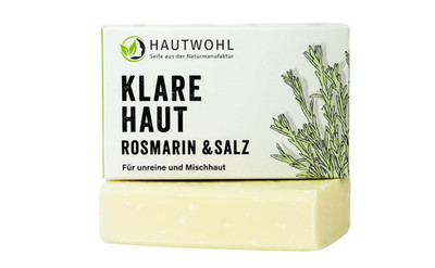 Hautwohl Klare Haut Gesichtsseife Für Glatte Und Strahlende Haut. Porentiefe Ges