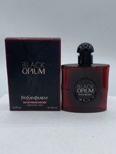 Yves Saint Laurent BLACK OPIUM Eau de Parfum Over Red 1.6 oz 50 Ml New Open Box.
