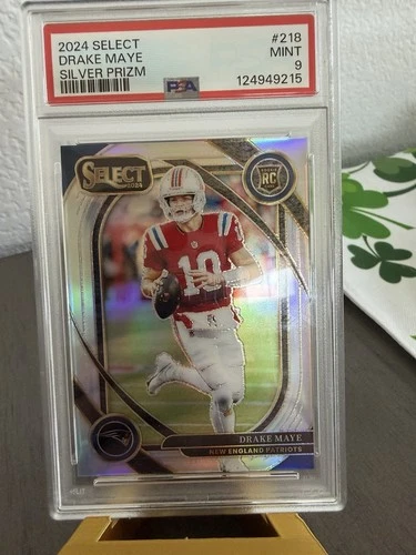 2024 Panini Select - Club Level Drake Maye #218 Silver Prizm (RC)