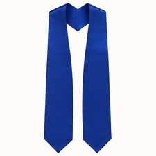 Royal Blue Graduation Stole - Royal College High School Stoles