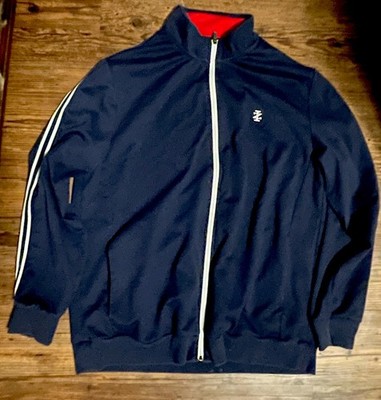 IZOD XL Track Jacket Peacoat Blue Advantage Performance Sportswear Zipper