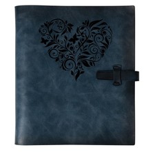 Photo Album 4x6 200 Photos, Genuine Leather Photo Albums with Writing Space w...