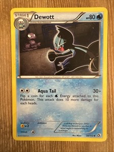 Dewott 38/113 - LP BW Legendary Treasures - Pokemon 2013 Uncommon TCG Card