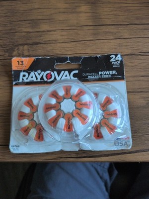 Rayovac Size 13 Hearing Aid Batteries (24 Pack), Size 13 -  05/2027