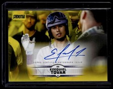 2025 Stadium Club #SCBA-ET Ezequiel Tovar Base Autographs Yellow Foil