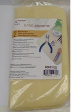 2 BEAD MATS  BeadSmith  BEADING Pads 8" x 8" Soft flocked Washable Neutral