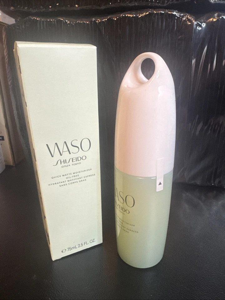 SHISEIDO: CREMA HIDRATANTE WASO QUICK MATE. SIN ACEITE. 2,5 floz.  ORG: $60 Foto 3 de 3