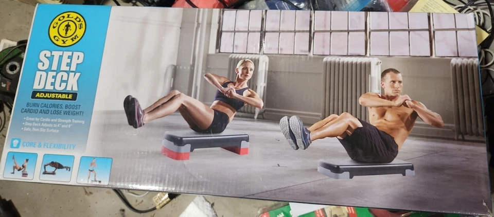 Gold's Gym Cubierta de Paso Ajustable, Equipo de Gimnasio en Casa, Fitness en Casa Foto 2 de 4