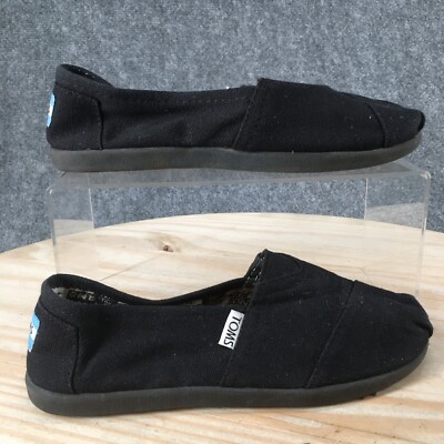 Toms Shoes Kids Boys Classic Alpargata Slip On Loafer Flats