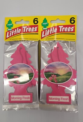 LITTLE TREES Car Air Freshener Morning Fresh 24 pack