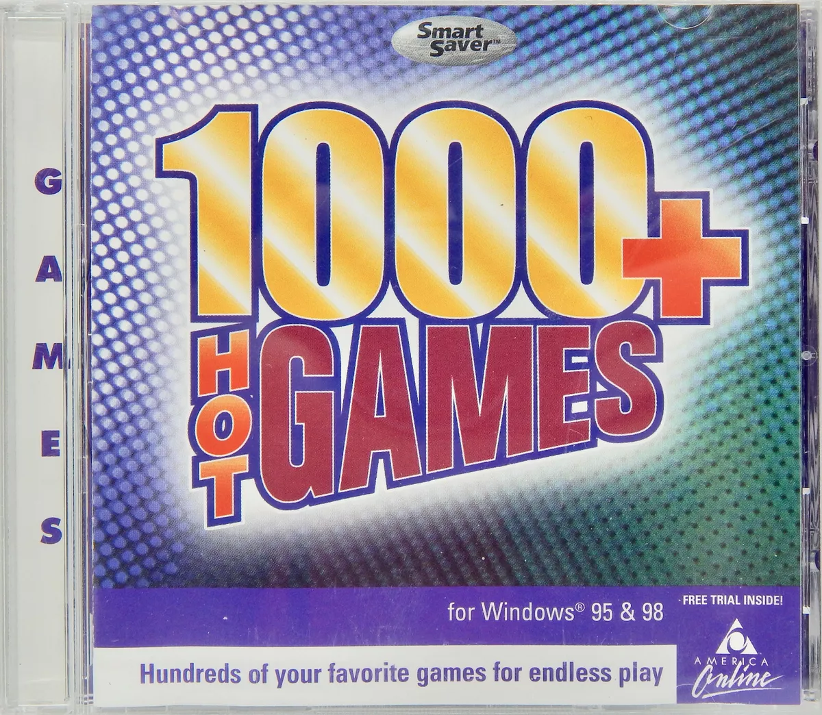 Vintage 1000+ Hot Games PC Game (PC, 1999) Windows 95 & 98 The Learning Co.