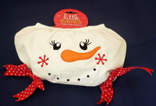 Little WISHES Christmas SNOWMAN Baby Bloomers - One Size Fits Most