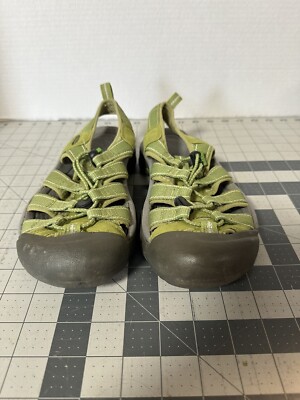 KEEN Waterproof Sport Hiking Sandals Size 7 GreenHook Loop  display picture 3