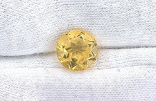 ONE 10mm Natural Brazilian Round Golden Citrine Gemstone Gem Stone JMN93