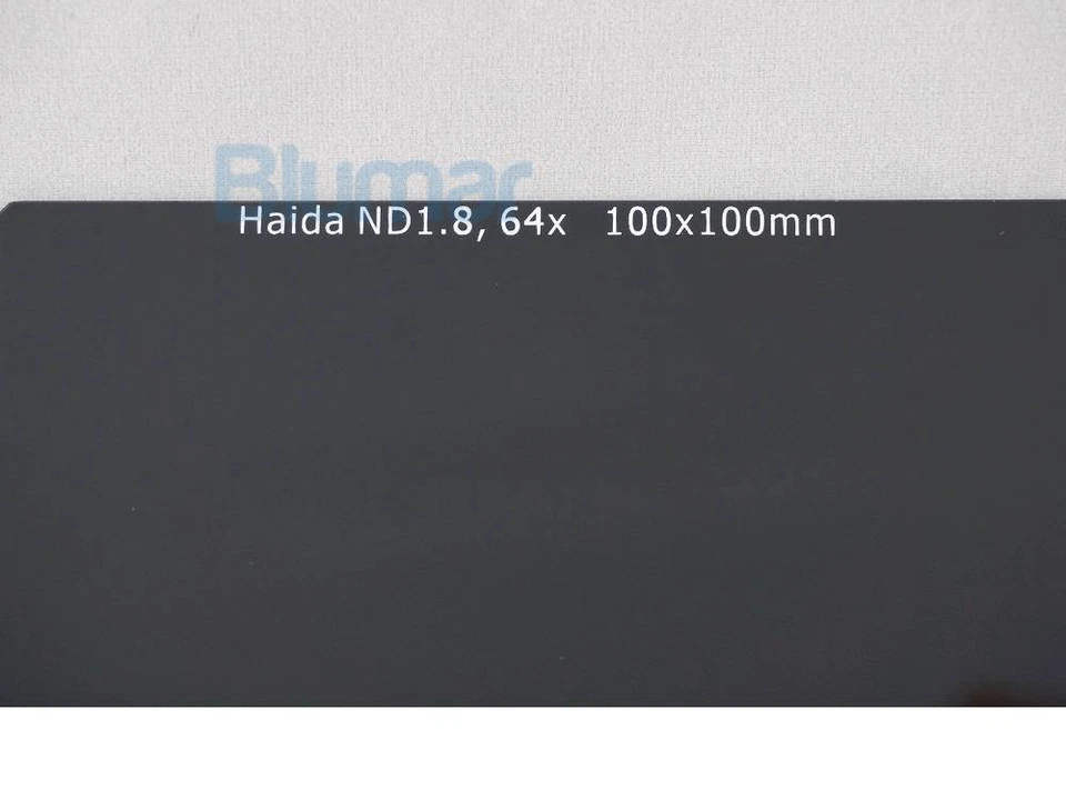 Haida 100x100mm 6 stop Schott optical glass filter ND 1.8(64x) Neutral Density - Image 2 of 3