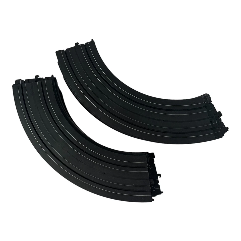 (16) Pista de carreras eléctrica a escala Ho curvada de radio de 9 pulgadas realista Foto 2 de 4