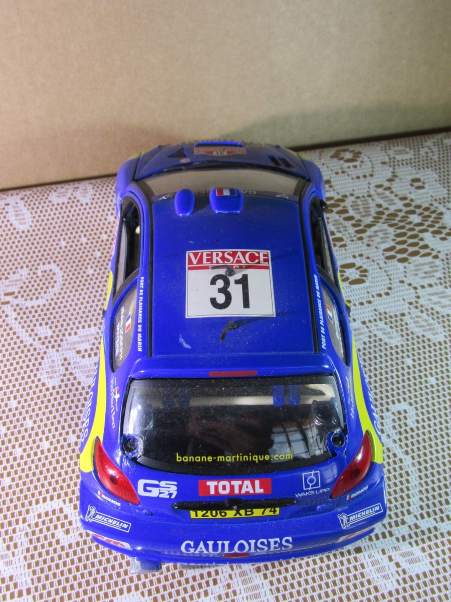 CAISSE EPAVE CARROSSERIE Peugeot 206 Wrc Rallye Solido 1 18 Diorama Garage EUR 4,99 - FR
