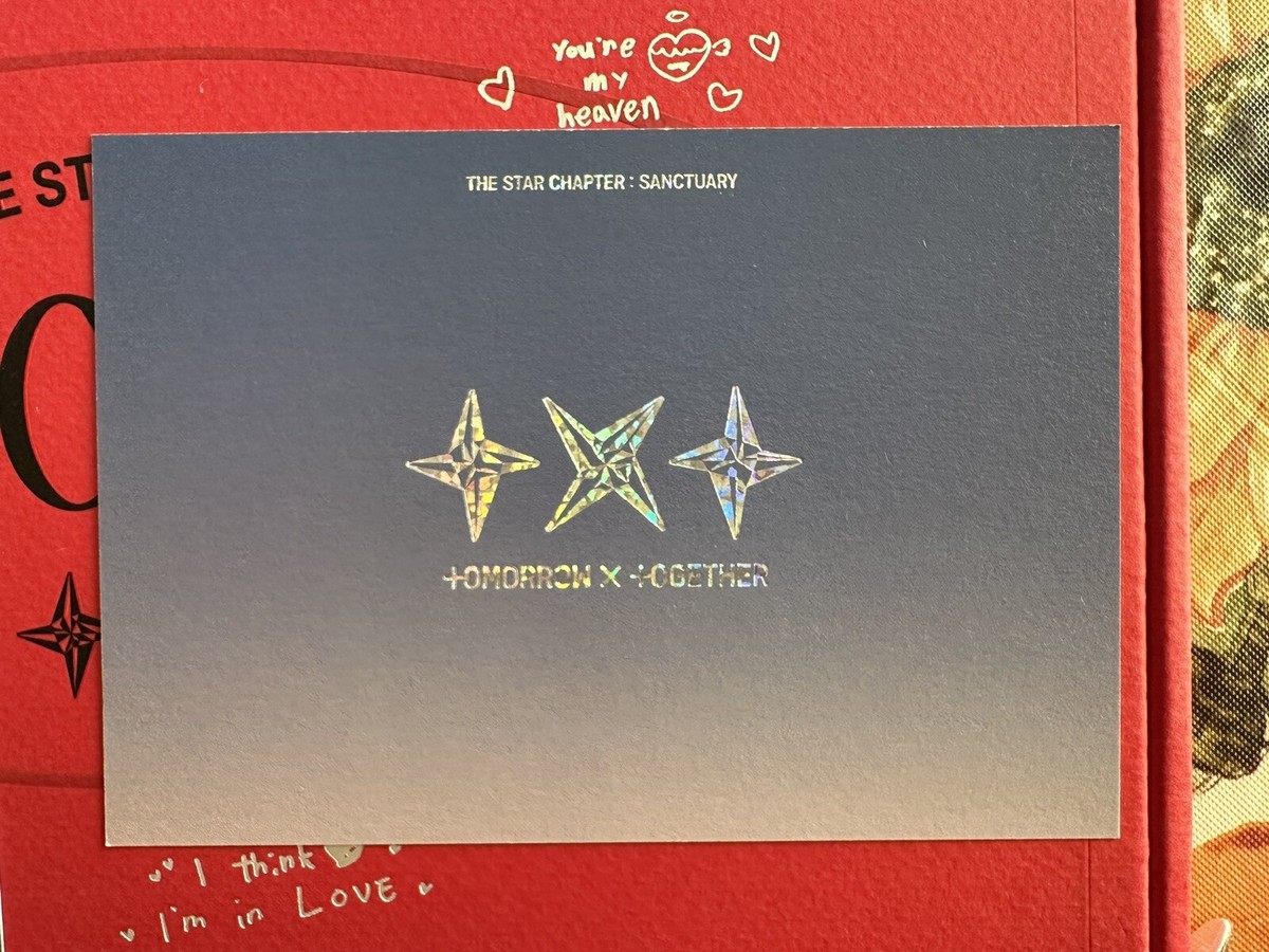 Taehyun Signed Autographed Postcard TXT The Star Chapter