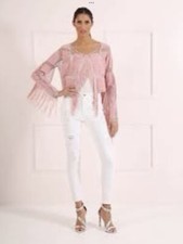 Forever Unique - Jennifer - Pink Suedette Fringed Jacket
