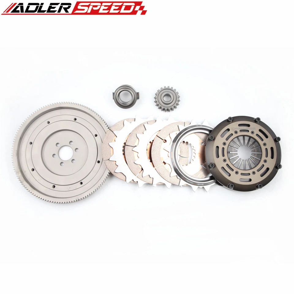 EMBRAGUE DE CARRERAS TRIPLE DISCO + VOLANTE PARA SEAT IBIZA MK4 1.9 TDI ASZ BLT BPX BUK Foto 4 de 4