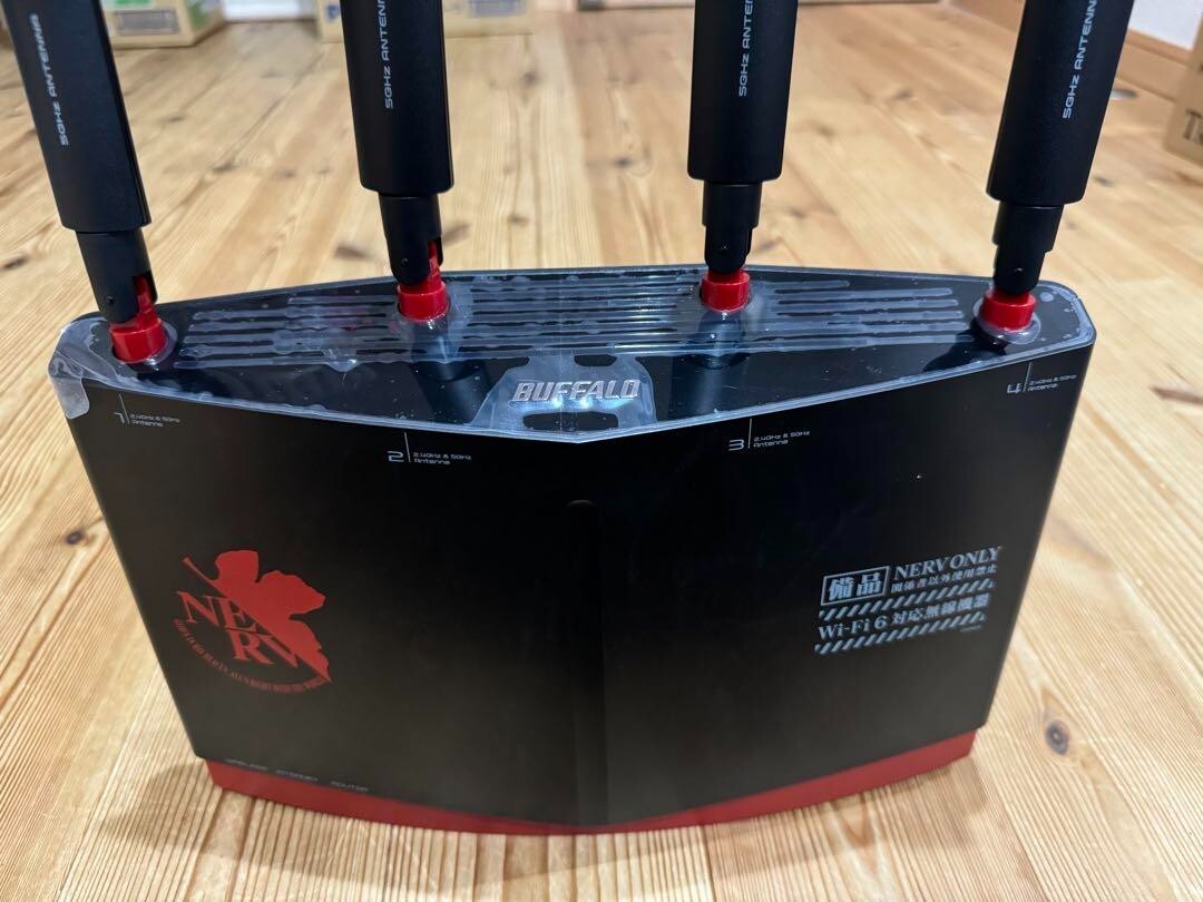 BUFFALO WiFi Wireless LAN Router Evangelion WXR-5950AX12/EVA BUFFALO WiFi Wireless LAN Router Evangelion WXR-5950AX12/EVA
