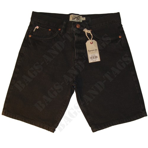 TOPMAN Mens Washed Black Denim Jeans Shorts 30 inch Waist BNWT RRP £35.00 eBay