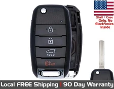 1x New Replacement Key Fob Remote SHELL / CASE For Select Kia Vehicles.