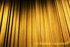 THEATER/STAGE Camel Vintage Classic Velvet Curtain Drape 12ft H Sound Proof