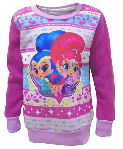 Shine Pink Princess Jumper Sweatshirt 