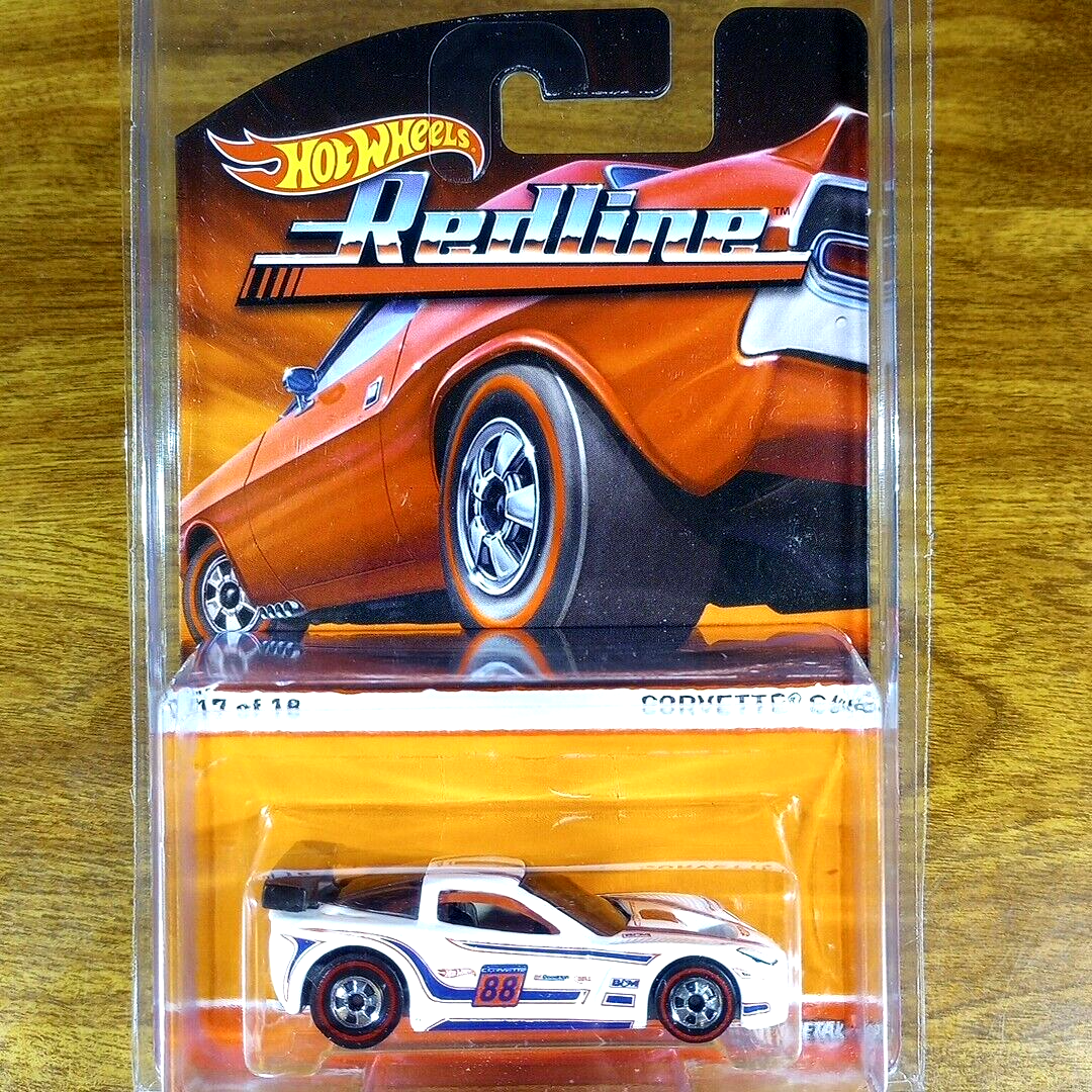 Hot Wheels Heritage Redline Corvette C6R White 17/18 Malaysia 2015