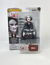 Tobin Bell Signed Figure Bendyfigs With "Jigsaw" Saw Billy Beckett Toys 
