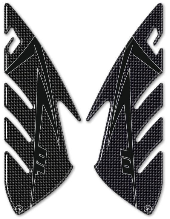 Protezioni Laterali Moto Labelbike Adesivi Resinati 3D Per Suzuki