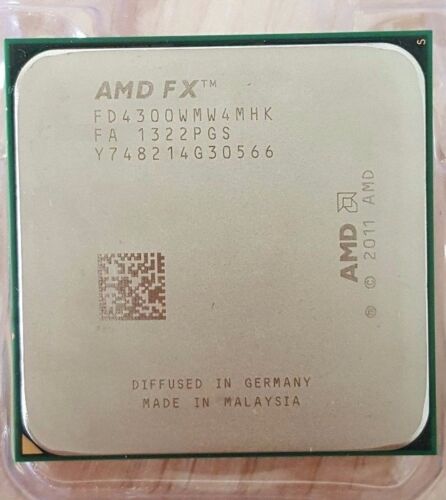 AMD FX-4300 3.8GHz 4CORE 4MB 95W Socket AM3+ CPU Processor - Picture 1 of 1