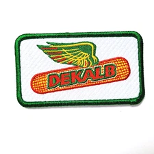 Dekalb Seed Farmers Embroidered Patch Merrow Border Retro
