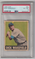 1948 LEAF DICK WAKEFIELD The Detroit Tigers #50 PSA 6 EX-MT CENTERED!