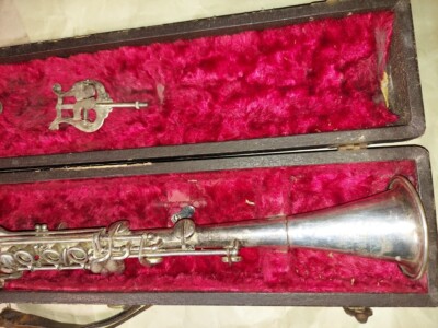 メタルクラリネット　Cavalier Elkhart VINTAGE ELKHART INDIANA CAVALIER METAL CLARINET | eBay