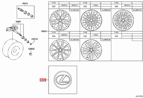 Genuine Lexus UX250 h MZAH15 Alloy Wheel Centre Hub Cap - Picture 19 of 20