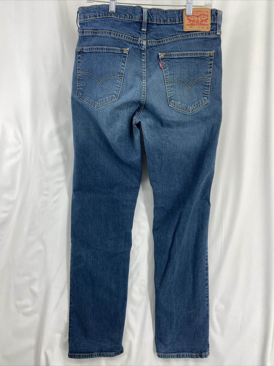 Levi’s / ボトム/34/デニム/BLU// Levi's 541 Size 34x34 Men's Blue Classic Denim Jeans | eBay