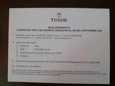 2006 TUDOR ORIGINAL BRIEFING NOTE