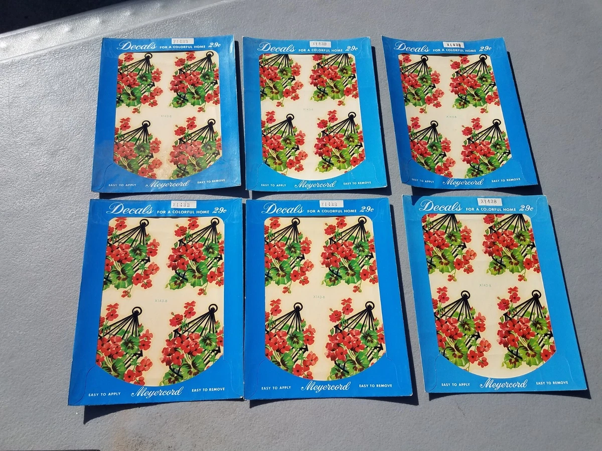 Lot De 3 Décalcomanies Vintage Meyercord - Thème Aquatique (poissons, Bateaux...) - Neufs