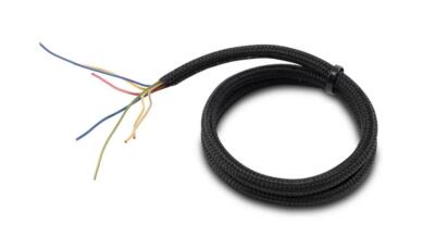vibrant 25806 Flexible Split Sleeving 1.5'' Black 5ft