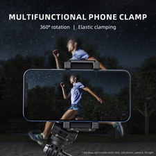 Phone Holder 360Degree Rotating Expandable Fill Light Mobile Phone Desktop A1 B9