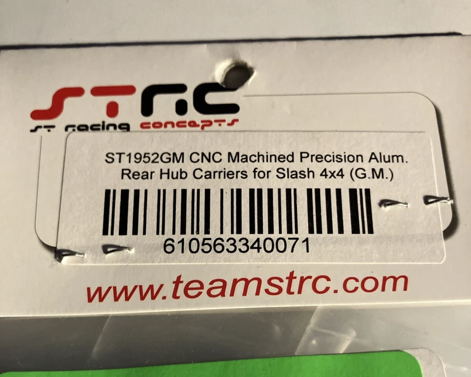 STRC GunMetal Slash 4x4 ST1952GM Rear Hub Carriers - Image 3 of 4