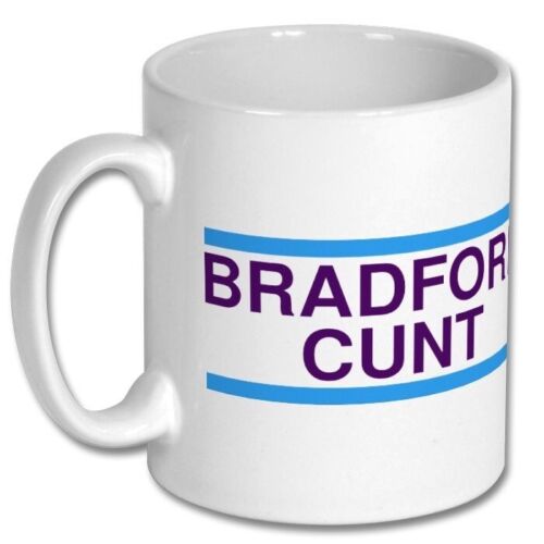 Tasse tasse à thé Bradford café drôle nouveauté idée cadeau tasse d'anniversaire - Photo 1/3