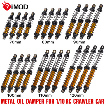 Shock Absorbers 70/80/90/100/110/120mm Oil Damper for 1/10 Crawler TRX4 SCX10
