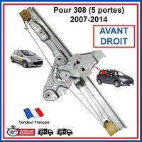 Fensterhebermechanismus Vorne Rechts FüR Peugeot 308 (5 TüRen) 9657246180