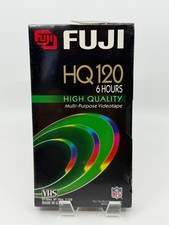 Fujifilm HQ T-120 Blank VHS Tape Sony 6hrs T-120 Mins TDK 120 Min Lot Sealed New