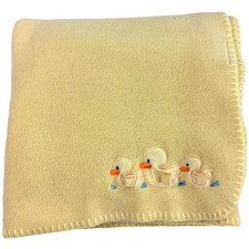 Baby Tales Yellow Fleece Duck Blanket 3D Wings Unisex Htf Security Lovey EUC